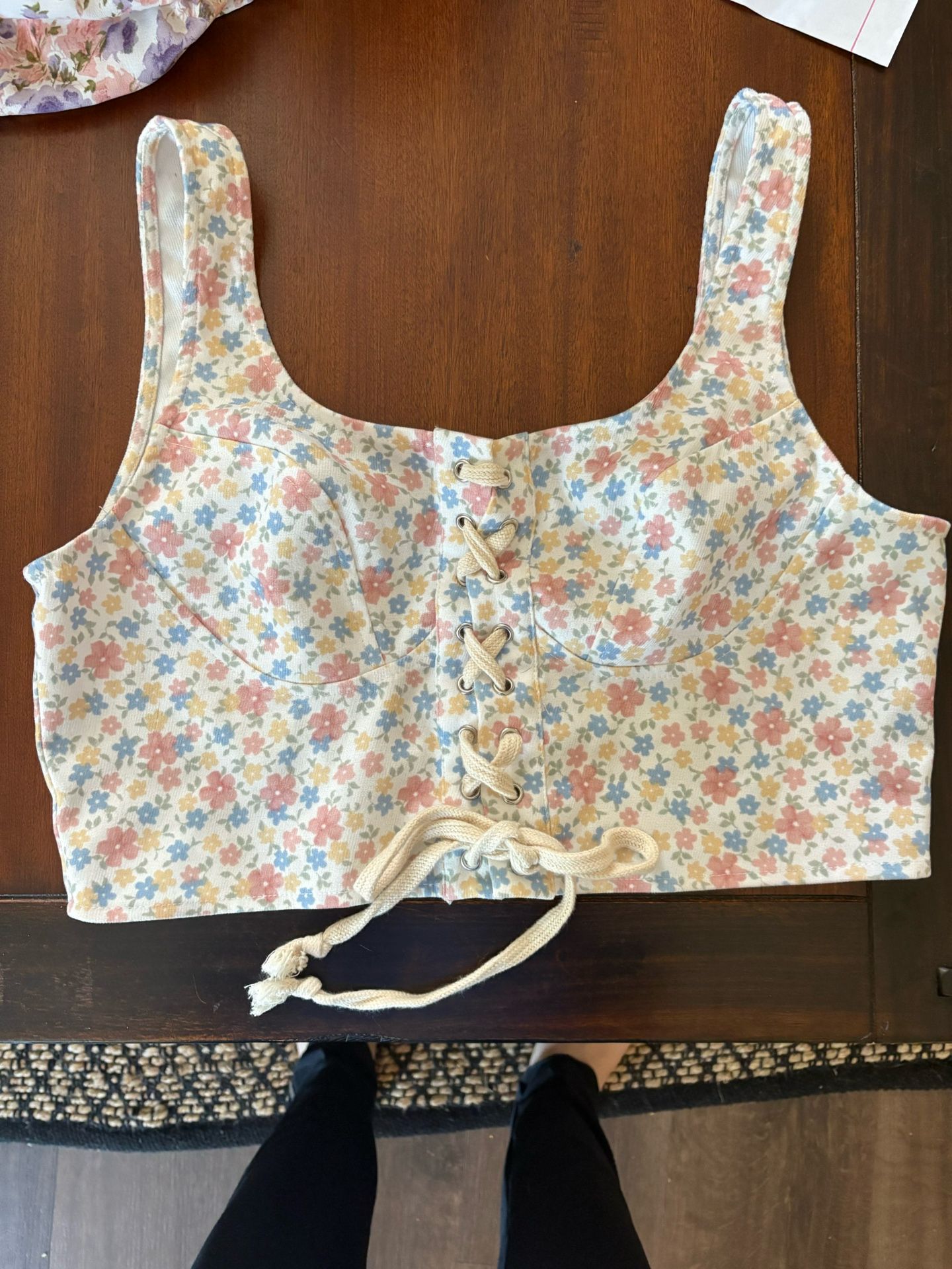 Cider Corset Crop Top
