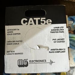 Cat 5e Bulk 500’