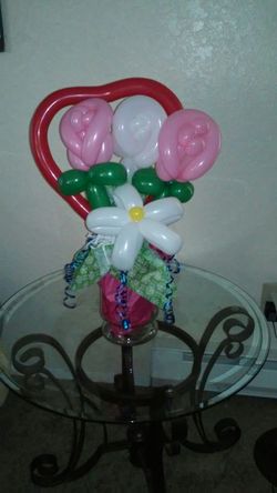 Balloon flower bouquet.