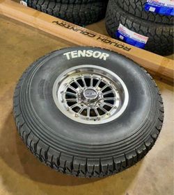 On sale. New: Metal Fx 15x7 4x137 machine grey wheels & 33x10-15 TENSOR DSR TIRES for CAN AM MAVERICK & HONDA TALON SXS UTV (We Finance)