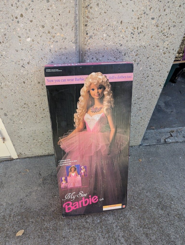 1992 My Size Barbie - Unopened Great Condition
