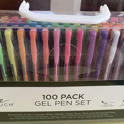 Gel Pen Set 100 pack and Sharpie 8 ct