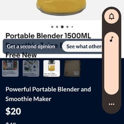 Portable Blender and Smothie Maker