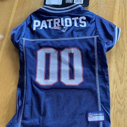 New England Patriots Pet Dog Jersey Shirt