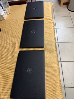 Lot of 3 Dell Laptops touch screen