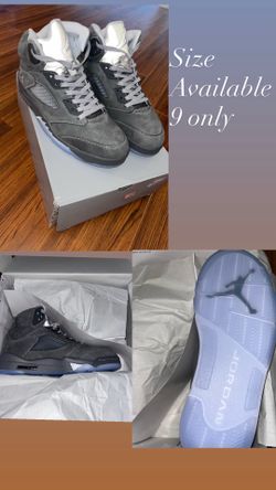 Jordan wolf greys 5’s