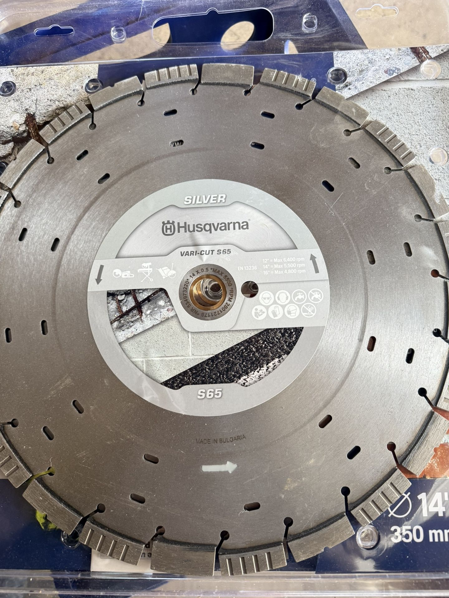 Husqvarna Silver Vari Cut S65 Blade