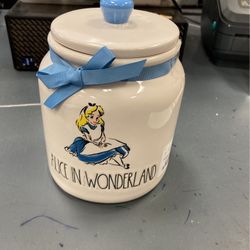 Alice In wonderland Rae Dunn Jar