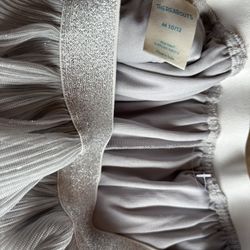 Silver Glitter Skirt