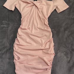 Stretchy Pink Windsor Dress