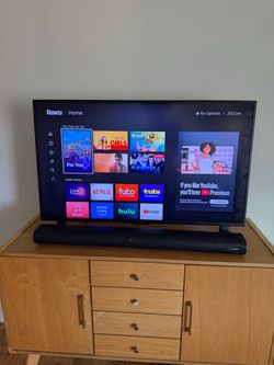 TV and Roku + remote