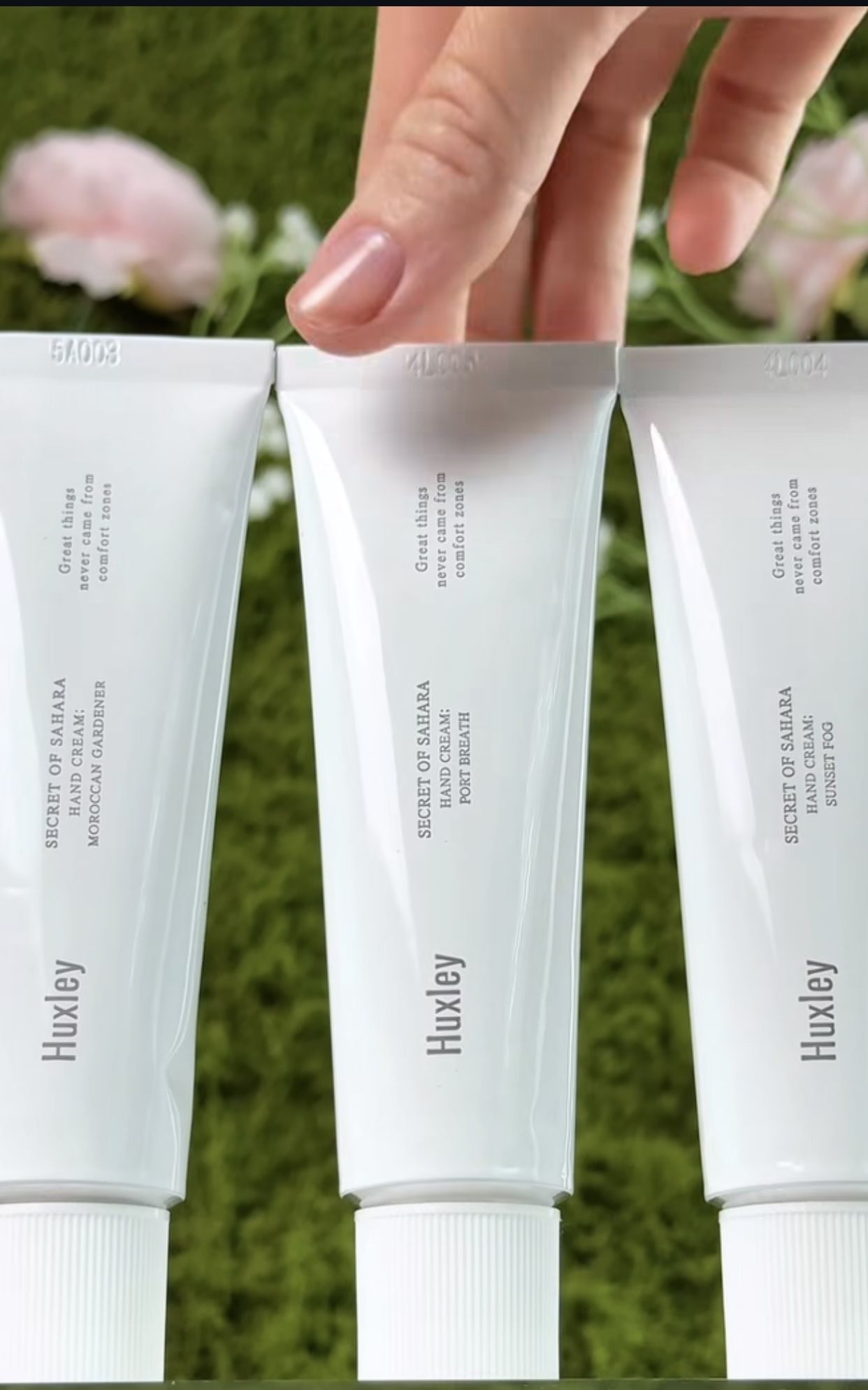 Huxley Luxe Hand Cream 3 SET Hypoallergenic Moisturizing K-Beauty Gifts