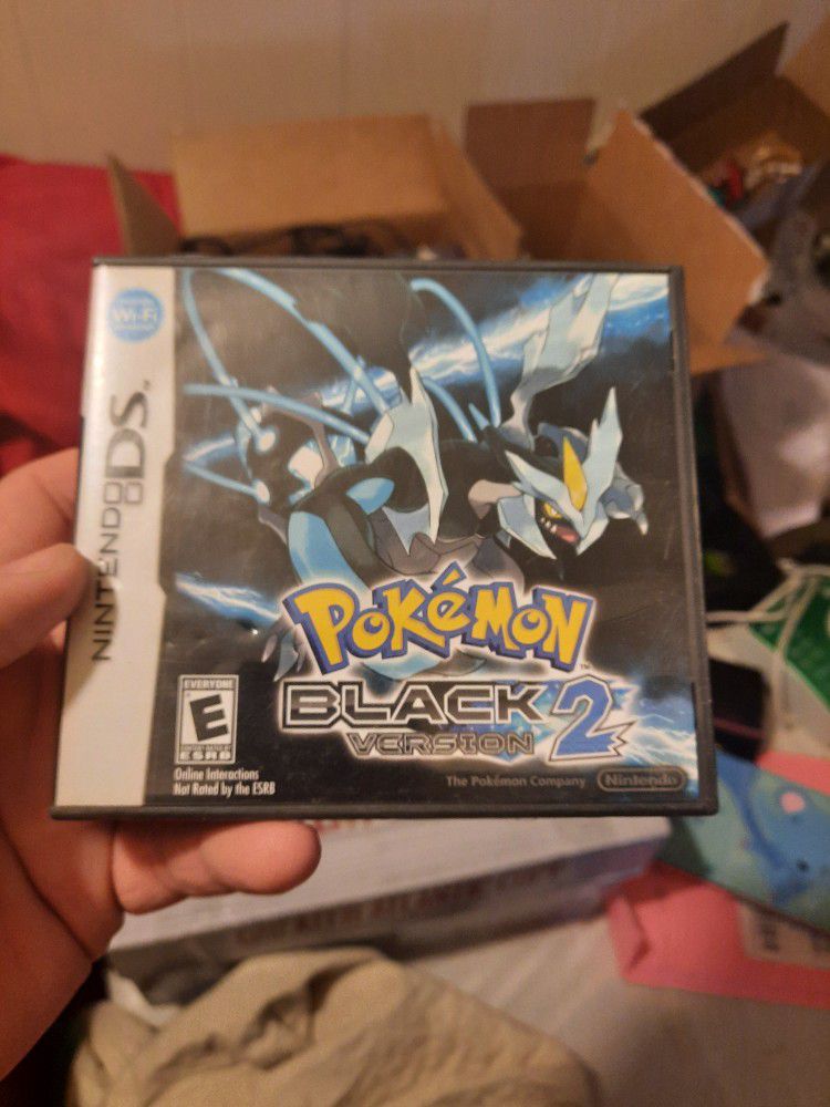 Pokemon Black 2 Box And Manual Only