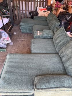 Green Sectional Couch