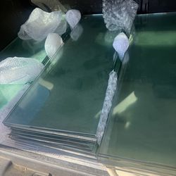 Glass shelves