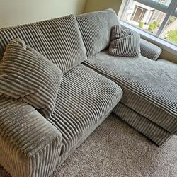 Fluffy Sectional Couch