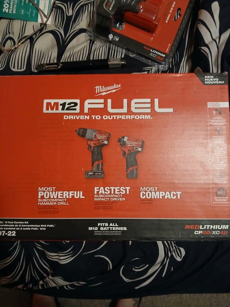 Milwaukee Hammer Drill And Impact Driver Set