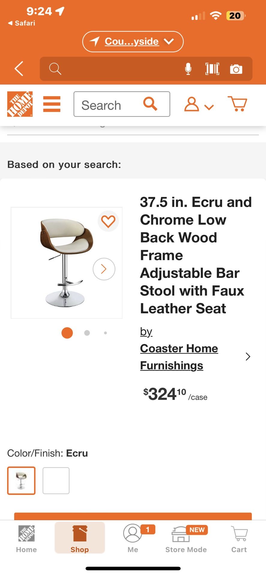 2 New Coaster Stools