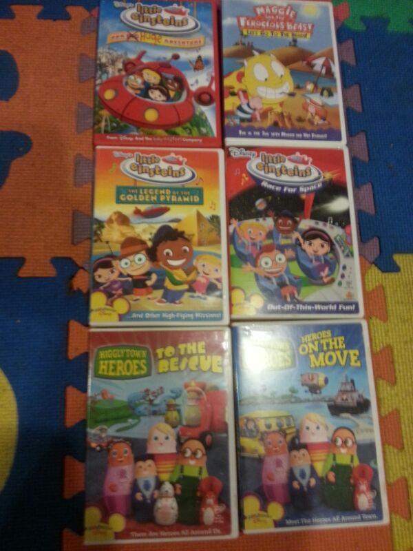 Little Einsteins, Maggie and the Ferocious Beast, Higglytown Heroes DVD'S