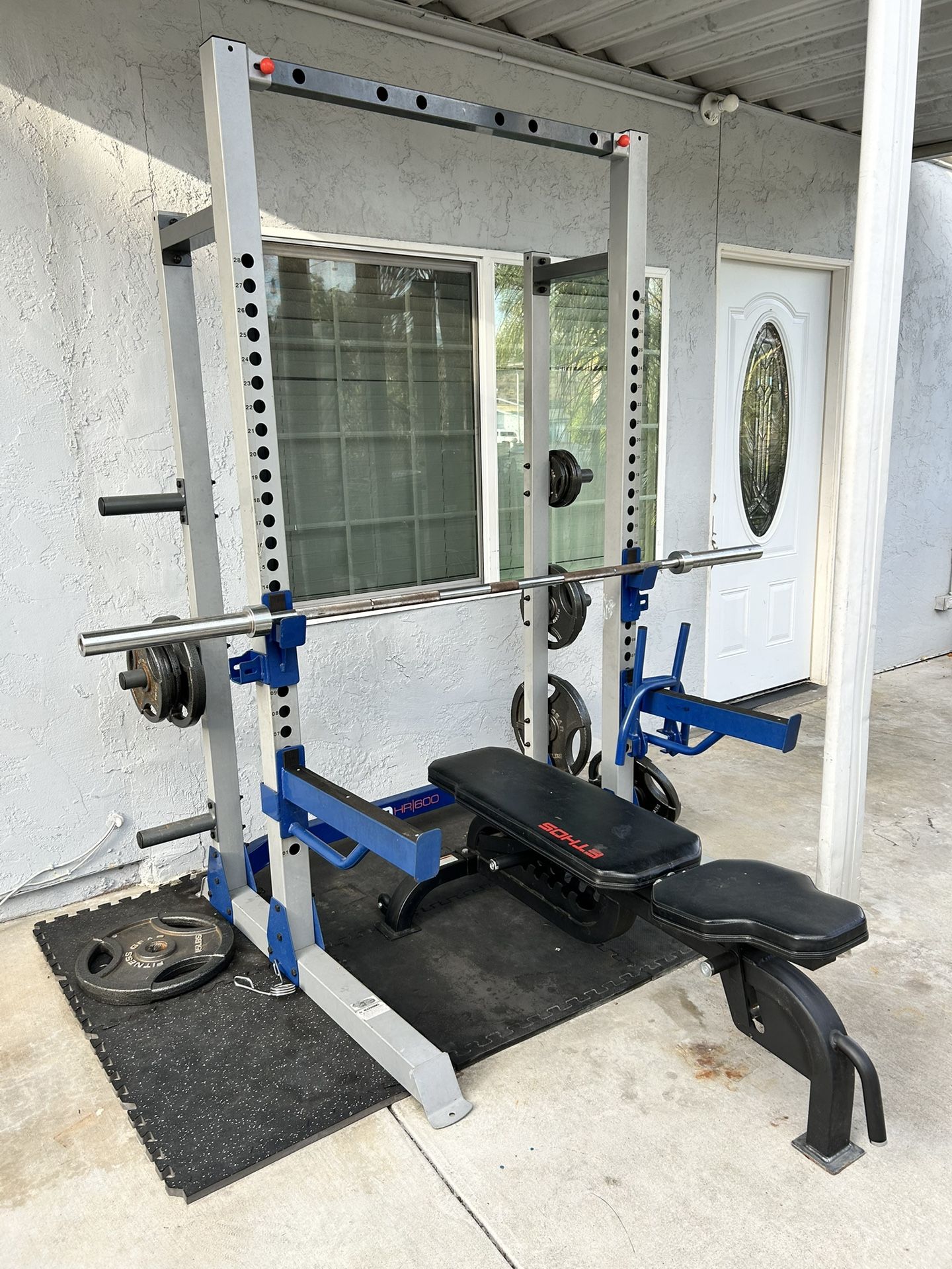 Powerrack Squat Rack With Weights 