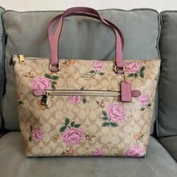 Coach Floral Gallery Tote