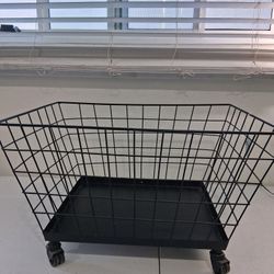 Rolling Wired Basket