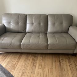 Macy’s Leather Sofa