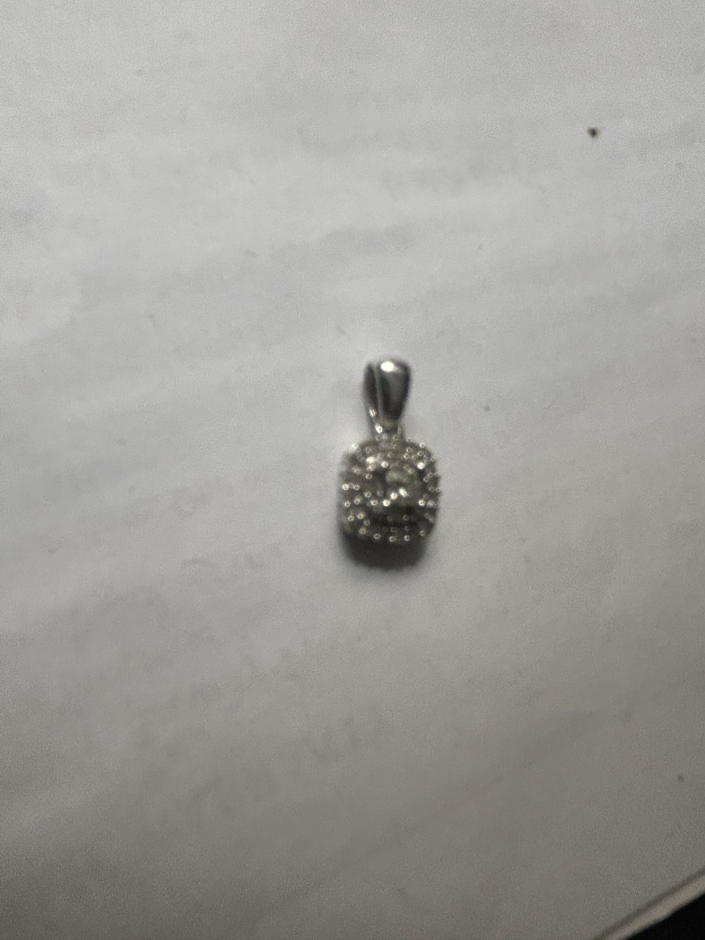 14 KT White Gold Neo Lane 1/2 CT Real Diamond Charm From Kay’s Jewelers