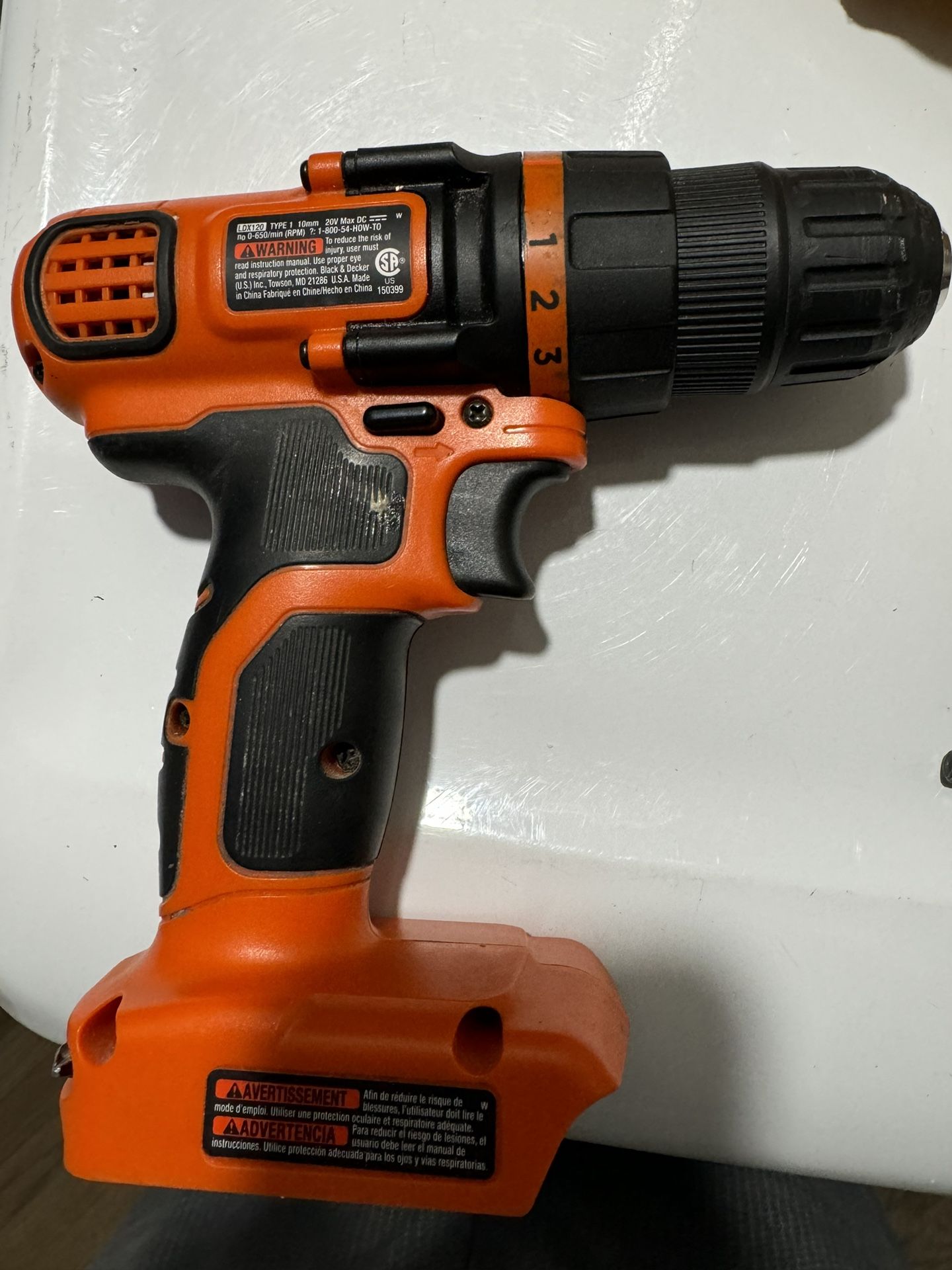 Drill Black And Decker  (tool Only ) 