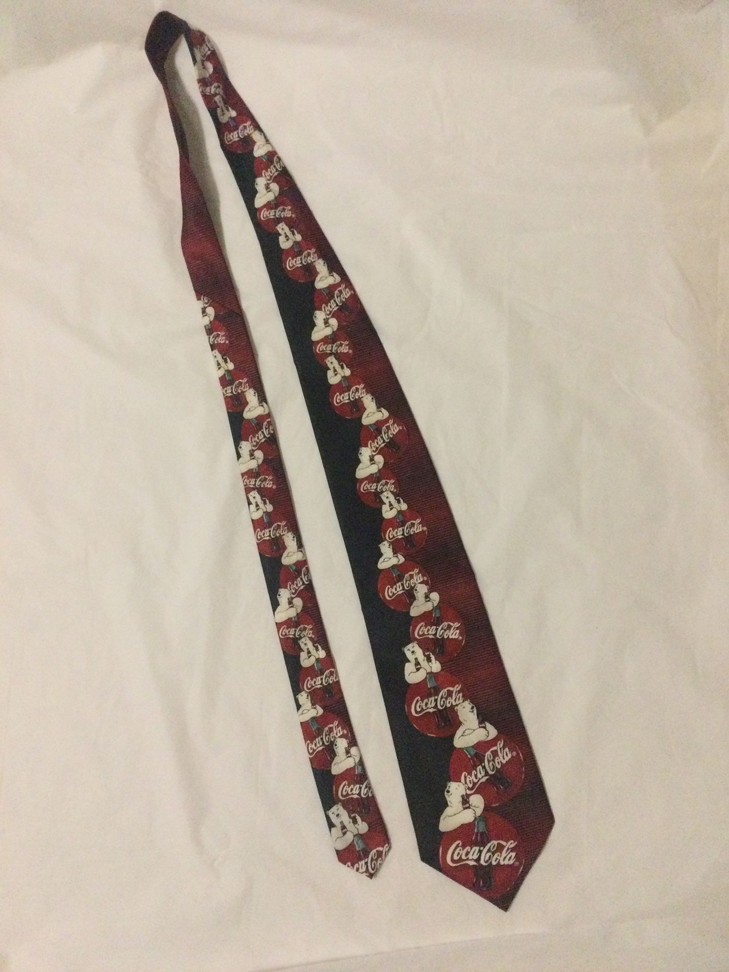 Mens Coca-Cola Polar Bear Tie Christmas- ‘Tis the Season