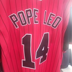 Pope Leo Chicago White Sox Brand New City Edition Jerseys Size Medium 