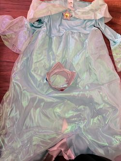 Rosalina Girls Princess Costume Dress with Crown