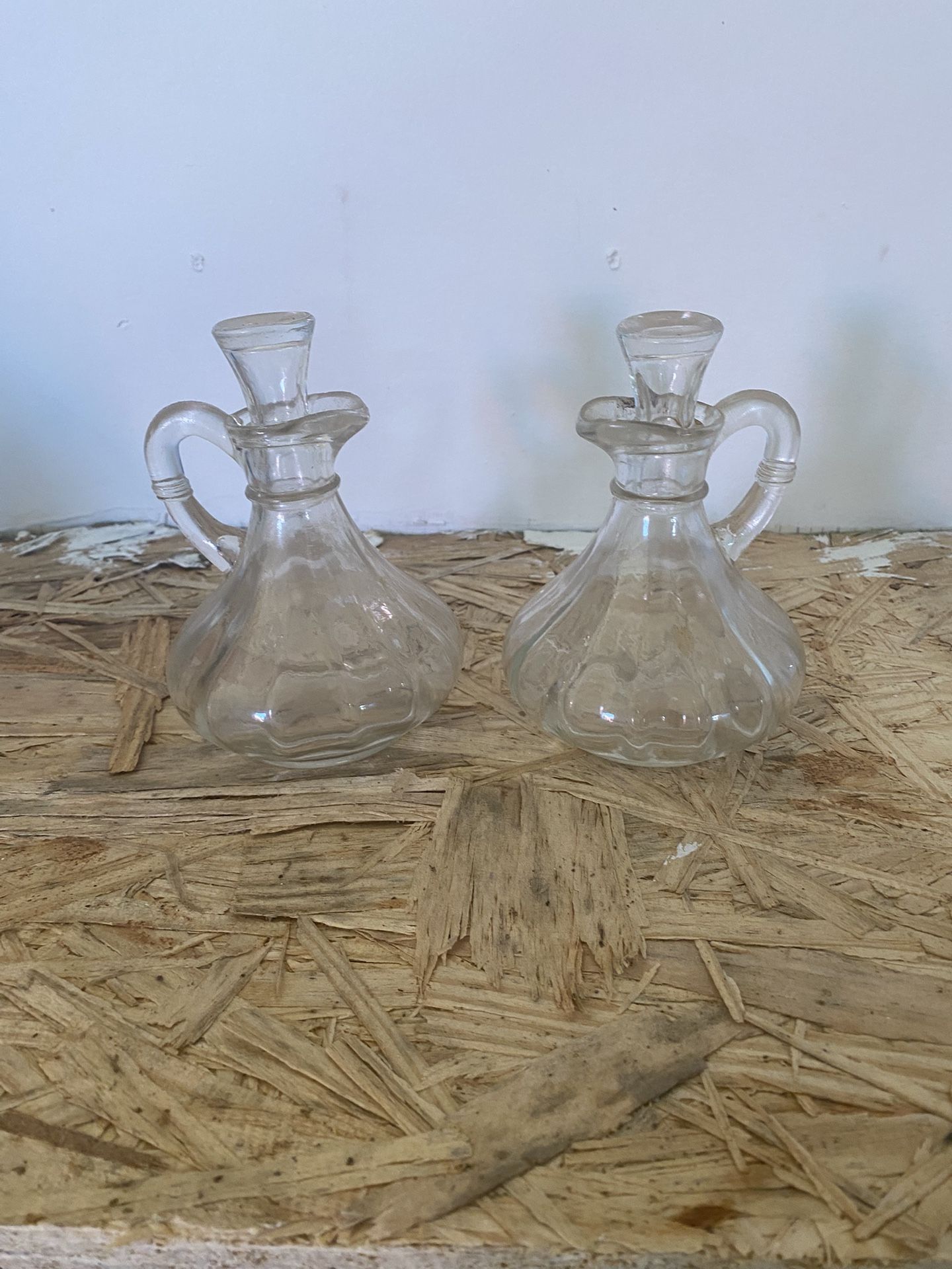 Antique Glass Liquid Holders