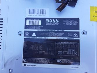 Boss Deck Double Din Withbackup Cam