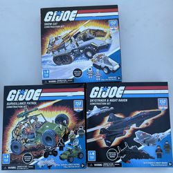 GI Joe Construction Set Lego Blocks $25 Each