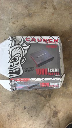 Crunch PX1000.4 4-Channel Car Amplifier