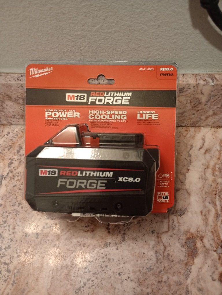 Milwaukee 8.0 Forge Battery New