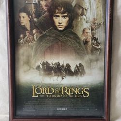 The Lord Of The Rings Fellowship 2001 Promo Movie Poster 15x21.5" Glossy 