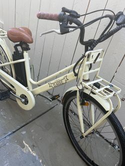Nakto Classic Electric City Bike with Front Rack