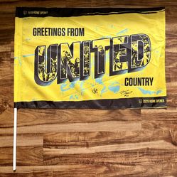 Autographed New Mexico United Home Opener 2026 Flag