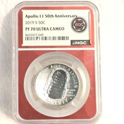 #442 Apollo 11 Ultra Cameo PR70 2019 Coin 