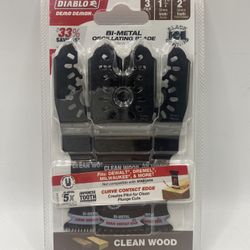 Diablo DOU125JBW3 1-1/4" Demo Demon Universal Fit Bi-Metal Blades (3-Pack)