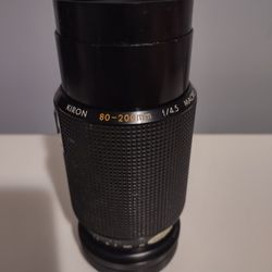 Zoom Lens 80-200mm f4.5 Kiron for Canon FD Manual Focus