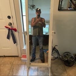 Vintage Distressed Mirror