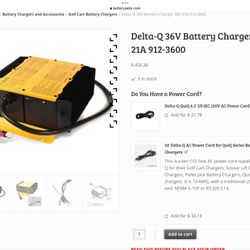 36 Volt Battery Charger