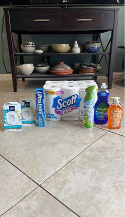 Scott Toilet Paper, Febreze, Palmolive, Softsoap, Glade, Ultra Brite Toothpaste
