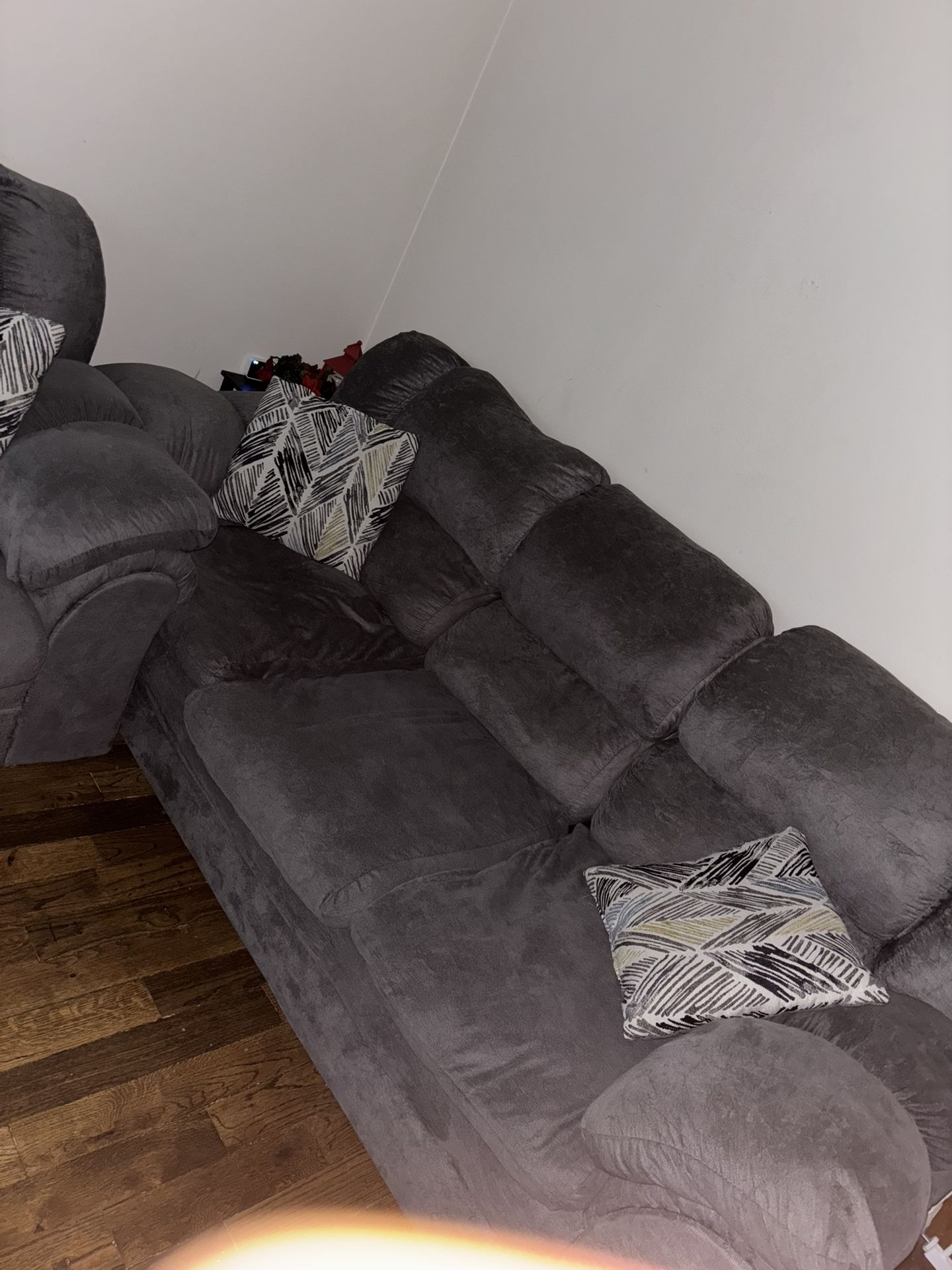 Grey Sofa & loveseat