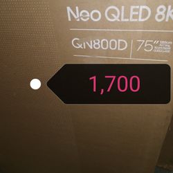 SAMSUNG 75"INCH NEO QLED 8K Q800D