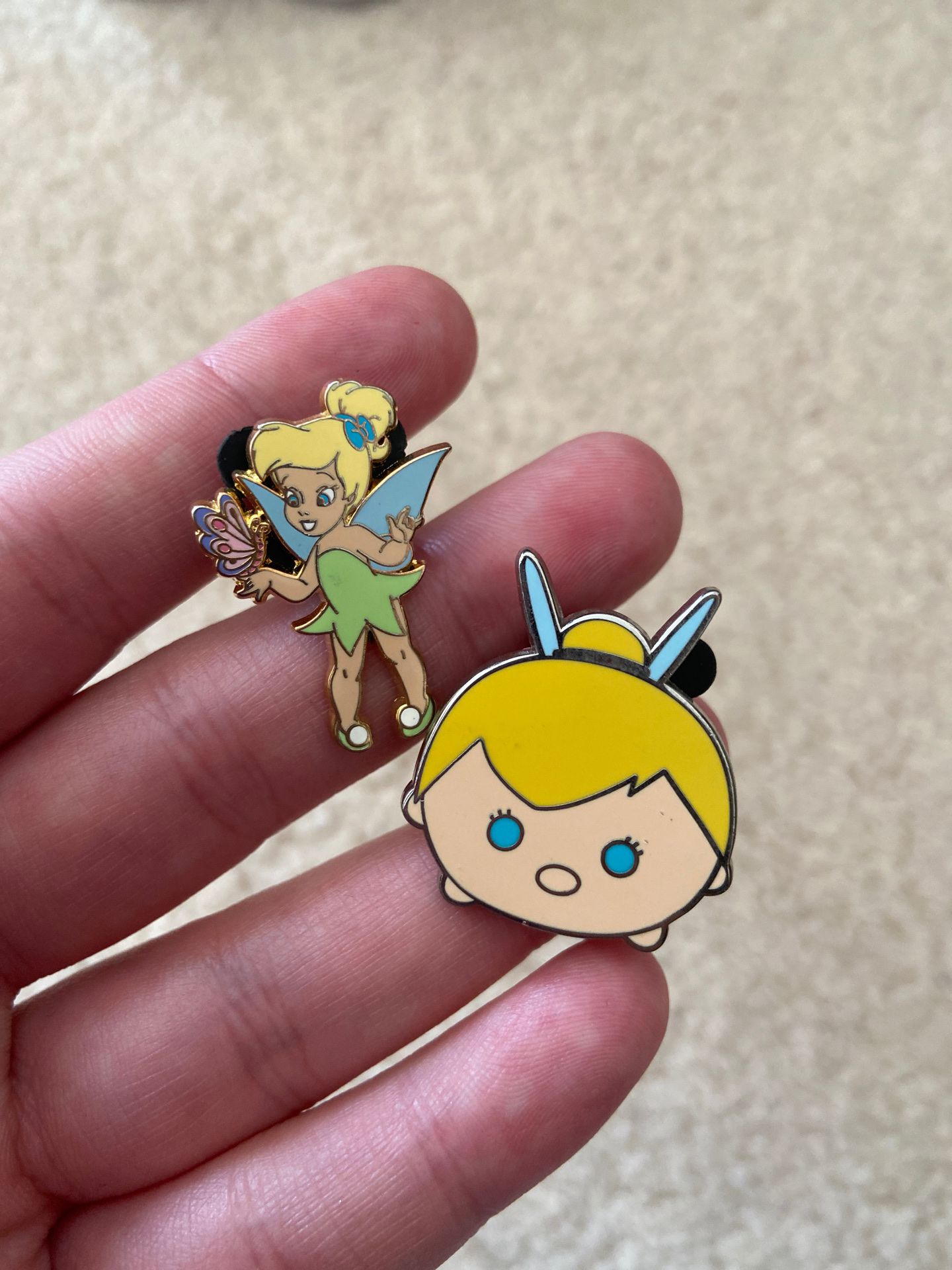Tinker bell authentic Disney trading pins