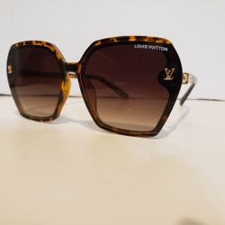 Brown Hexagonal Glasses